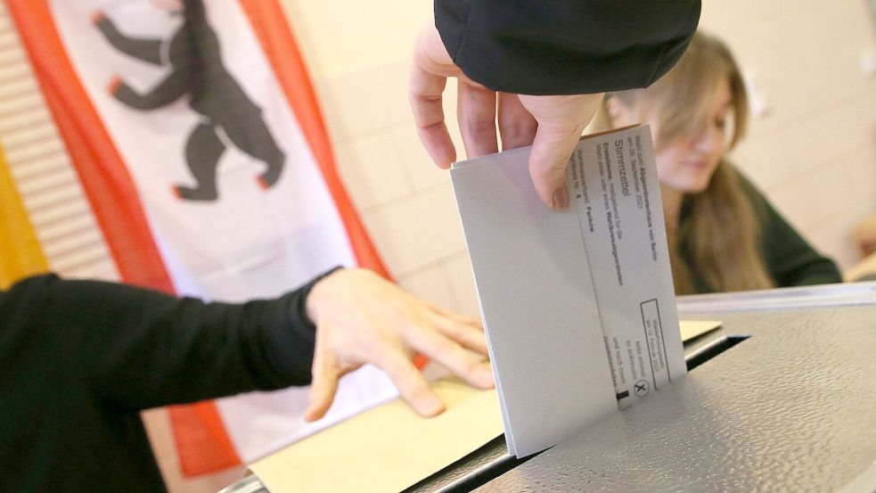 Auch in Berlin wird gewählt. (Symbolbild) Foto: Wolfgang Kumm/dpa