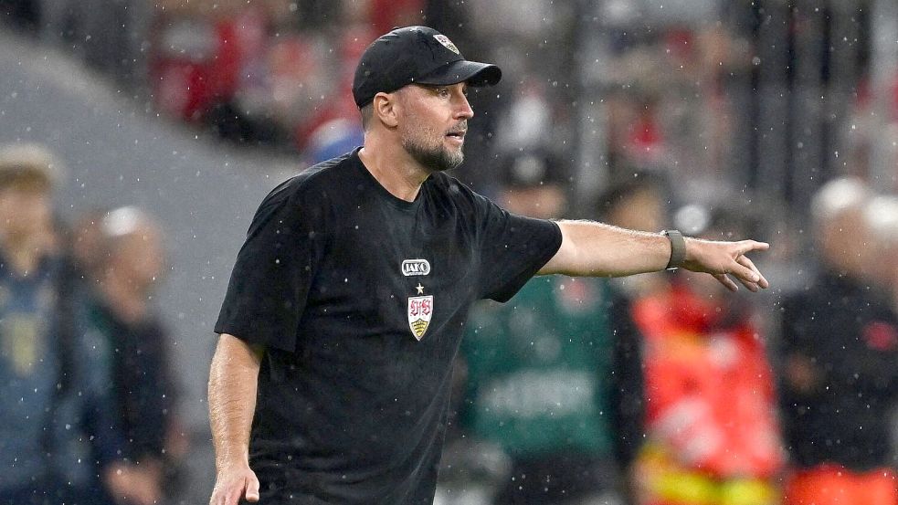 „Das ist hart.“ Immer dasselbe Gefühl für Stuttgarts Trainer Sebastian Hoeneß gegen den FC Bayern. Foto: Sven Hoppe/dpa