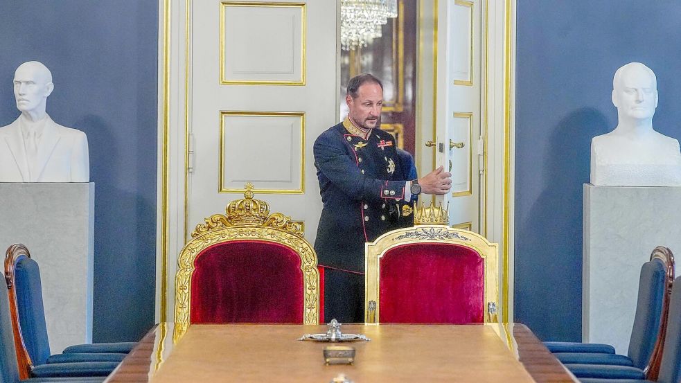 Ein Royal mit Glücksburger Blut: Norwegens neuer König Haakon VIII. Foto: AFP/NTB/LISE ASERUD