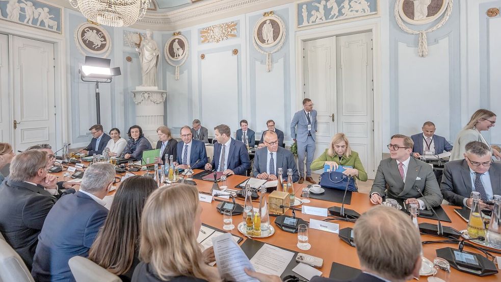 Die Kritik von Bas kommt kurz nach der Kabinettsklausur in Schloss Neuhardenberg. (Archivfoto) Foto: Michael Kappeler/dpa-Pool/dpa