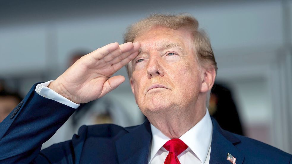 Vor wenigen Tagen drohte Trump dem Iran mit Vernichtung aller Schiffe, die Minen verlegen. (Archivbild) Foto: Doug Mills