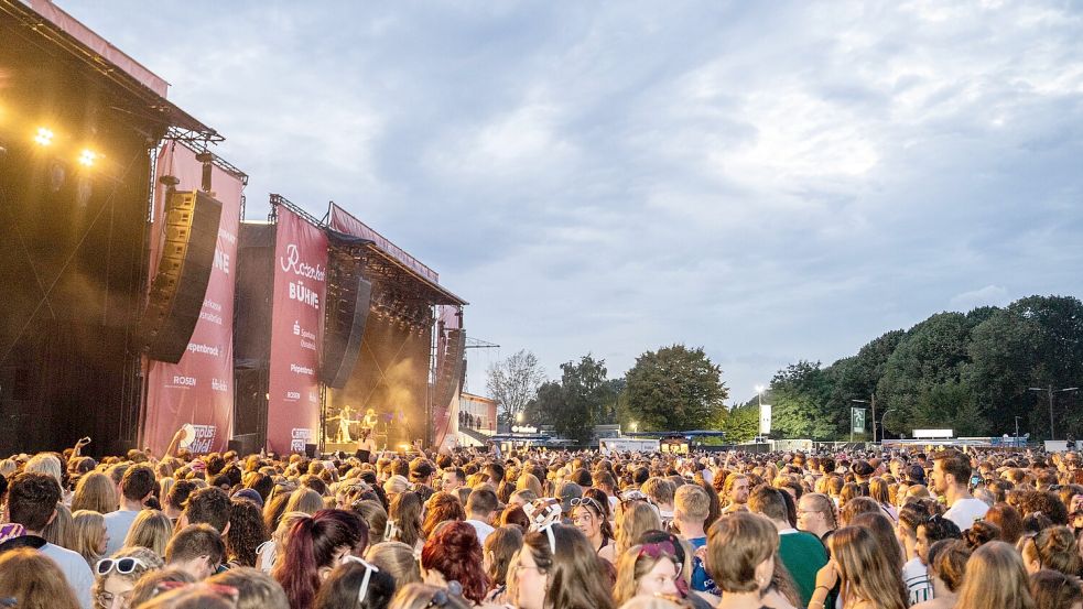 Das Campus Festival lockte in den vergangenen Jahren Tausende Besucher an die Halle Gartlage. Die Ausgabe 2026 fällt nun aus. Foto: Lauren Rote