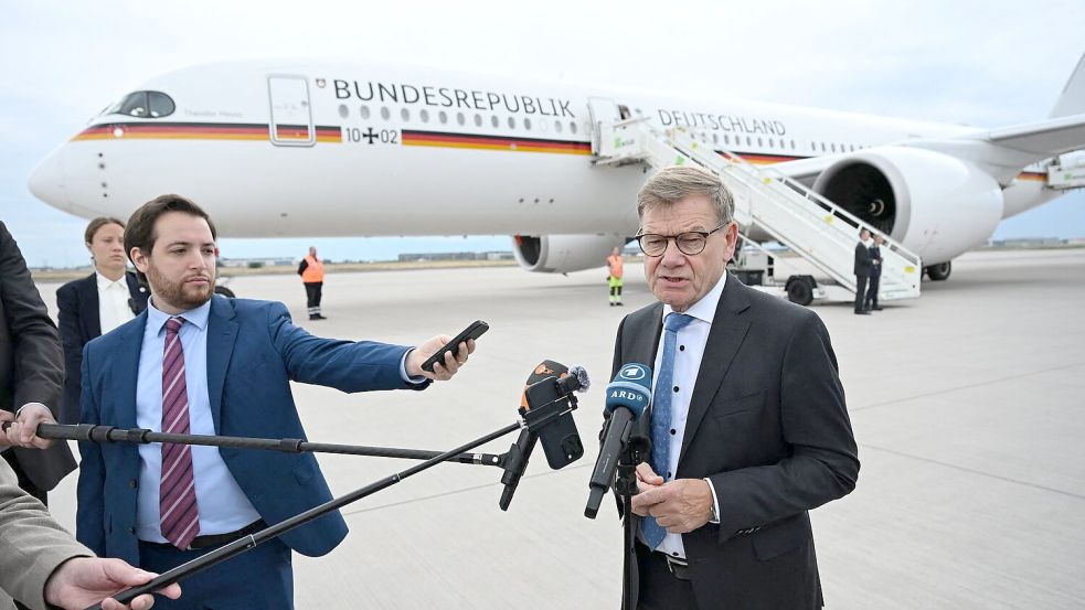 „Es ist nicht automatisch so, dass jeder in die Europäische Union strebt“, so Außenminister Johann Wadephul. Foto: Michael Brandt