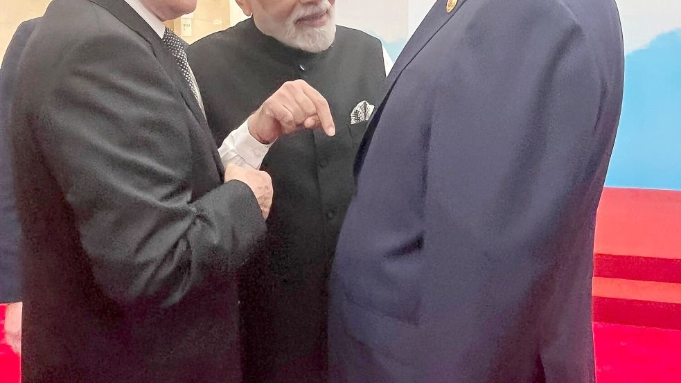 Bieten der westlich geprägten Weltordnung gern Paroli: Russlands Präsident Wladimir Putin, Indiens Premier Narendra Modi und Chinas Staatschef Xi Jinping. Foto: IMAGO/Indian Presidential Office