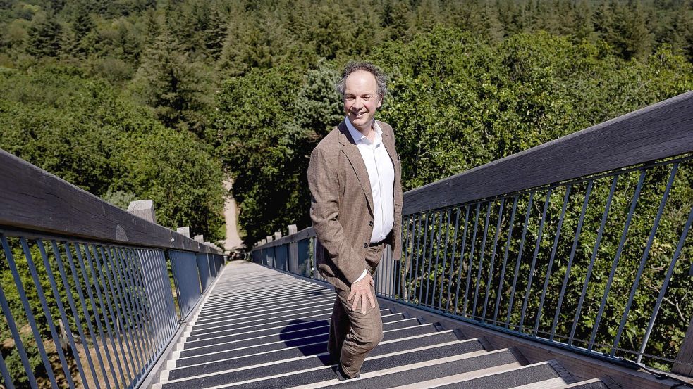 Museumsdirektor Benno Tempel ist von van Goghs Werken fasziniert. Foto: IMAGO/Robin van Lonkhuijsen