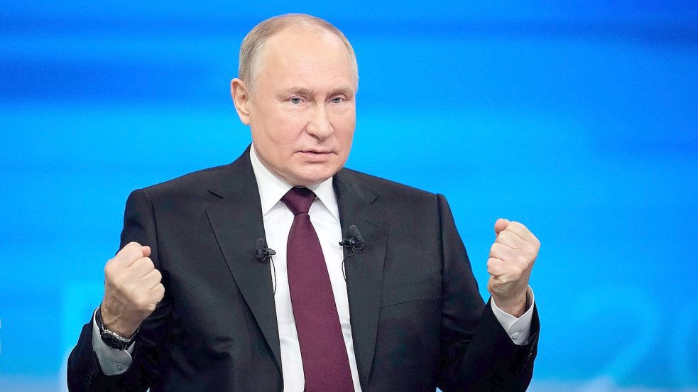 Der russische Präsident Wladimir Putin hat massive Angriffe auf ukrainische Energieanlagen angeordnet. (Archivbild) Foto: Alexander Zemlianichenko/Pool AP