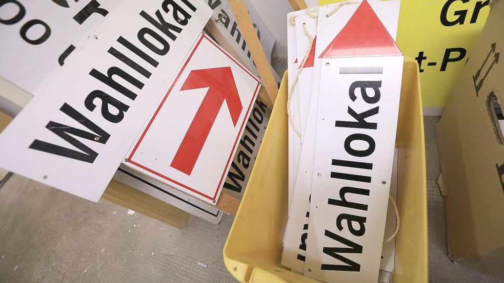 In 2.600 Wahlbezirken werden am Sonntag Stimmen ausgezählt. Foto: Matthias Bein