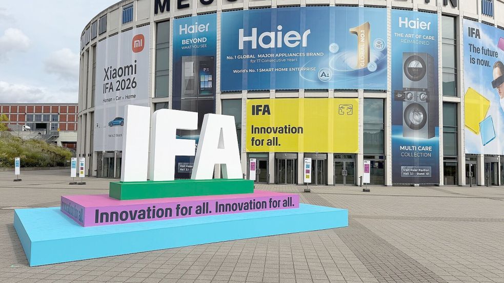 Auf der Technikmesse IFA in Berlin sind die neuesten Tech-Trends zu sehen. Foto: Christoph Dernbach