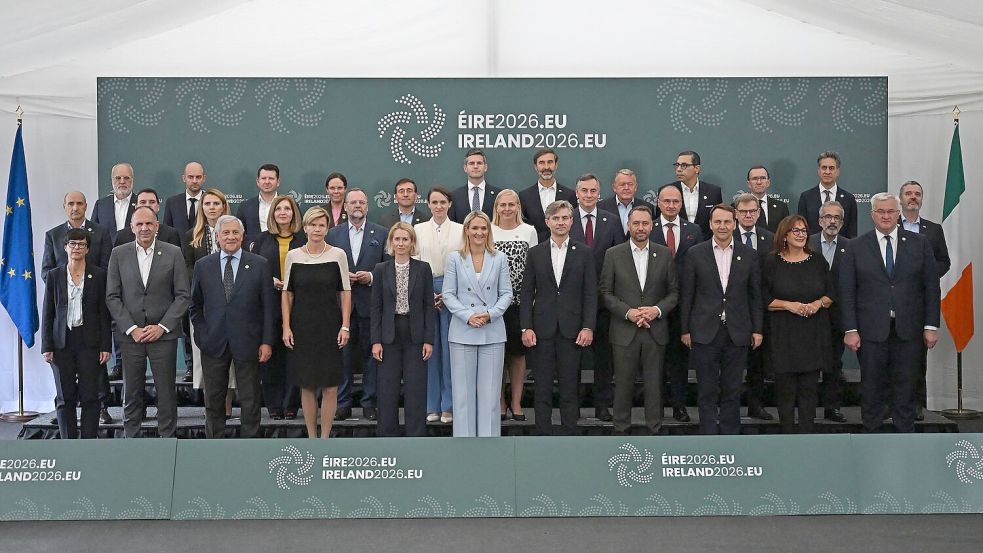 Beim informellen Treffen der Außenminister der EU-Staaten in Irland gab es gute Neuigkeiten für die Ukraine. Foto: Michael Brandt