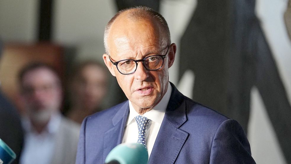 Bundeskanzler Friedrich Merz (CDU) lieferte sich einen Schlagabtausch mit einer Kinderärztin. Foto: Kay Nietfeld/dpa