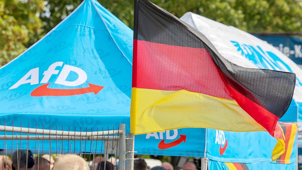 In Umfragen klar vorn: die AfD in Sachsen-Anhalt. Foto: Peter Gercke