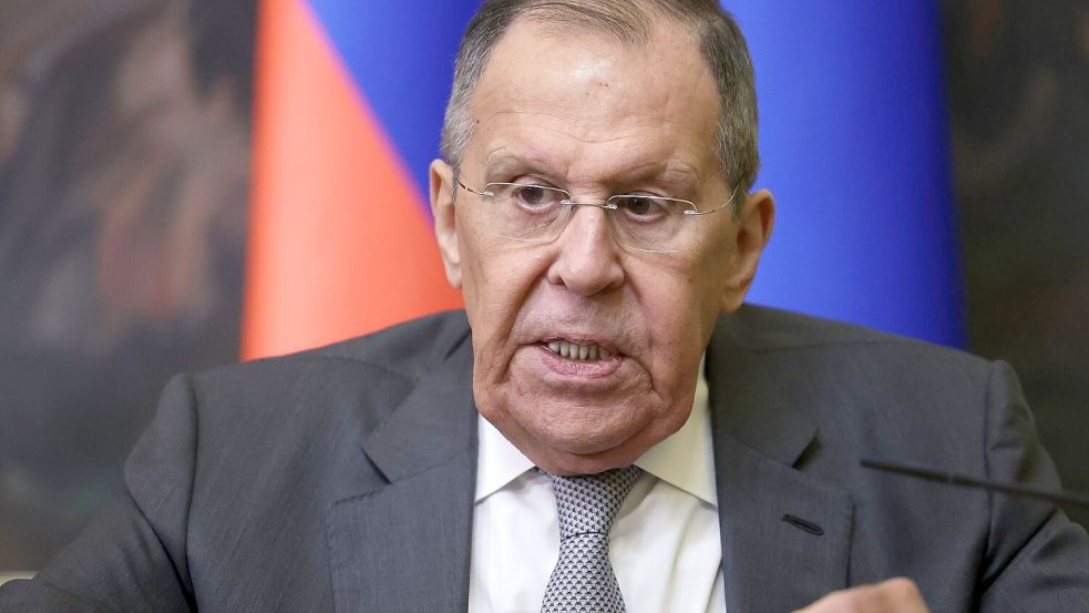 Russlands Außenminister Lawrow ist für harte Worte bekannt. (Archivbild) Foto: Sergei Ilnitsky