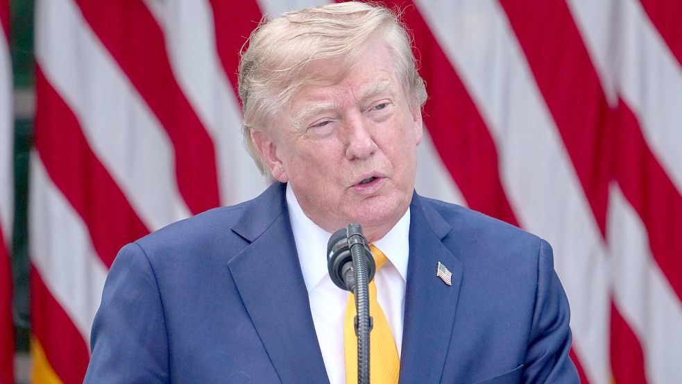 Trump hat eine neue Idee für eine Umbenennung (Archivbild). Foto: Alex Brandon