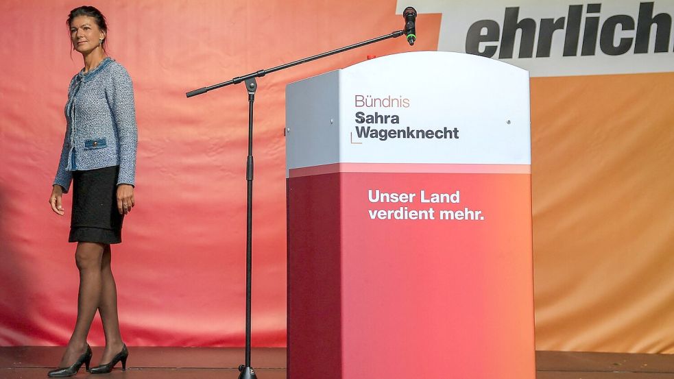 BSW-Gründerin Sahra Wagenknecht fühlt nach der Landtagswahl in Sachsen-Anhalt Rückenwind für ihre Partei. (Archivbild) Foto: Jan Woitas
