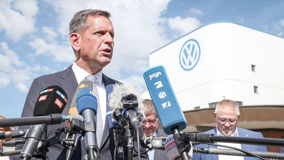 Lies: „Mit dieser Vereinbarung eröffnen wir Osnabrück eine echte industrielle Chance.“ Foto: David Ebener