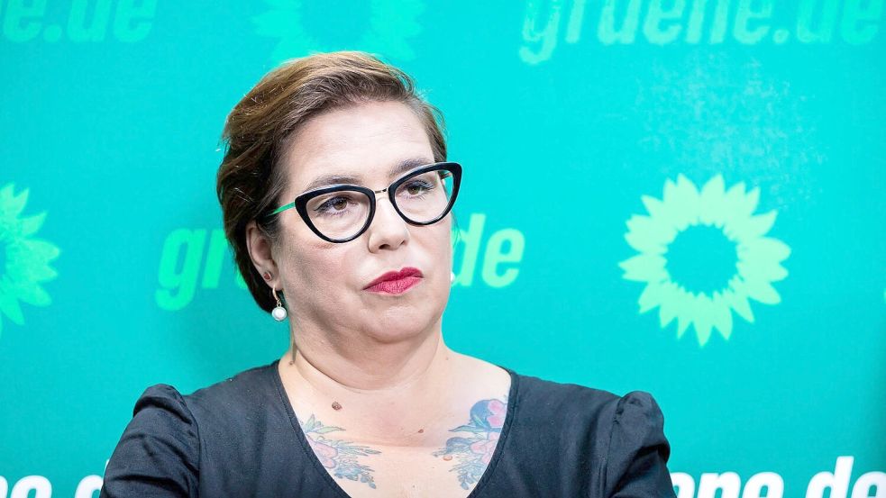 Kein Interesse an Gesprächen mit der AfD: Grünen-Spitzenkandidatin Susan Sziborra-Seidlitz. (Archivbild) Foto: Christoph Soeder/dpa