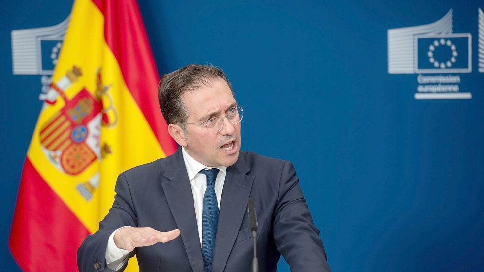 Fordert noch mehr EU-Unterstützung: Spaniens Außenminister José Manuel Albares. (Archivbild) Foto: Belga/EUROPA PRESS/dpa