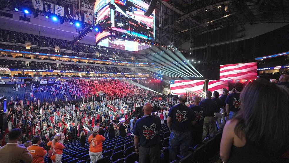 Bei ihrem Parteitag in Texas porträtieren Republikaner die Demokraten als eine radikal linke Bedrohung für die USA. Foto: Alex Brandon