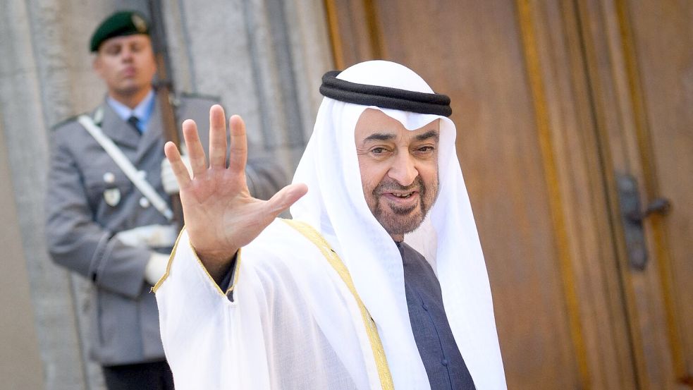 Erstmal absolviert ein Präsident der Vereinigten Arabischen Emirate einen Staatsbesuch in Deutschland Foto: Bernd von Jutrczenka