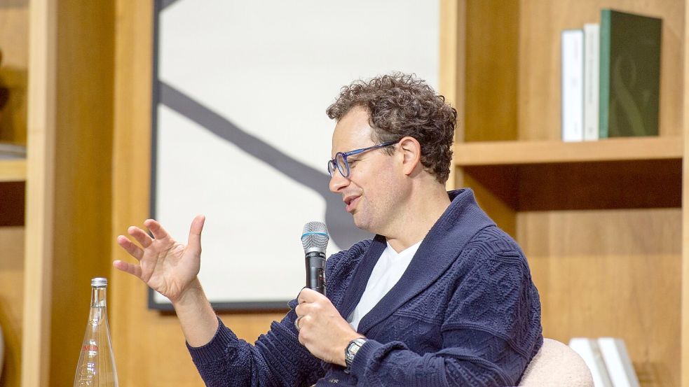 Anthropic-Chef Dario Amodei warnte schon oft vor den Risiken einer ungebremsten Entwicklung Künstlicher Intelligenz. (Archivbild) Foto: Andrej Sokolow