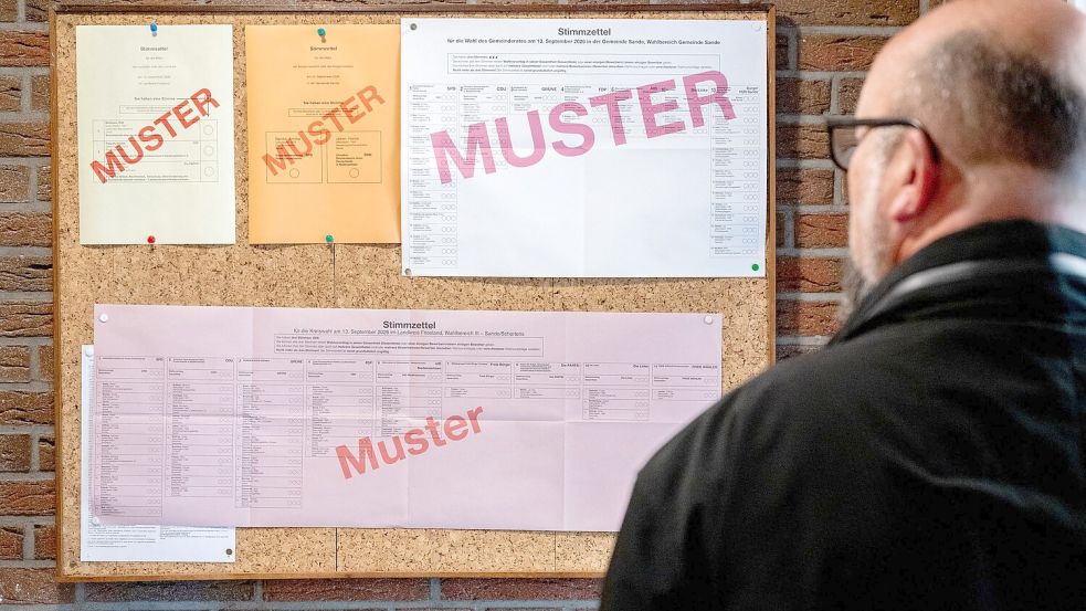 Bis zum Nachmittag lag die Wahlbeteiligung bei der Kommunalwahl etwas höher als 2021. Foto: Hauke-Christian Dittrich