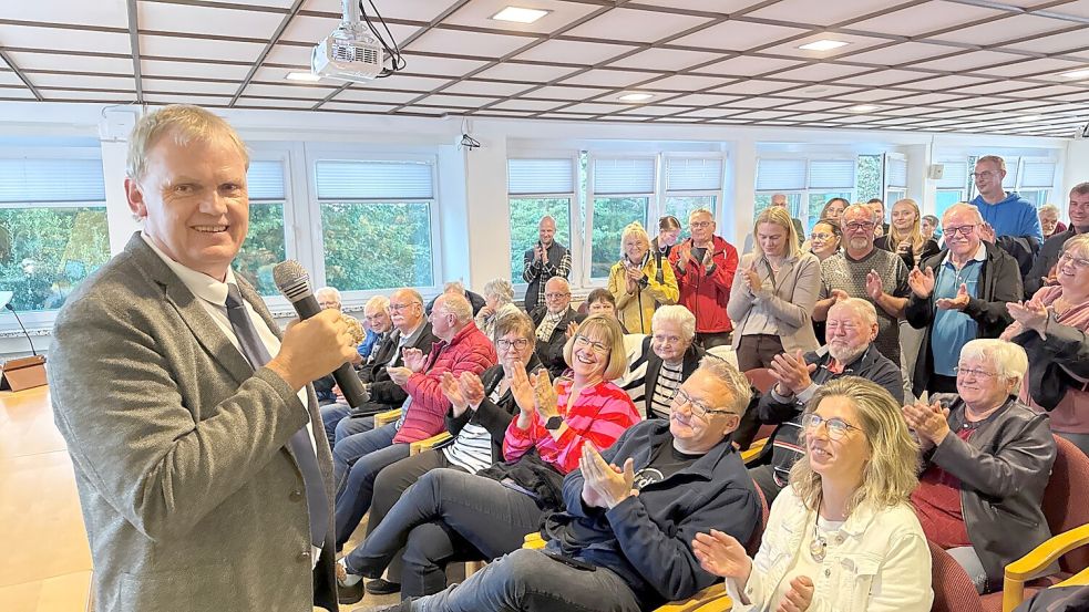 Strahlender Wahlsieger: Thomas Erdwiens. Foto: Holger Janssen