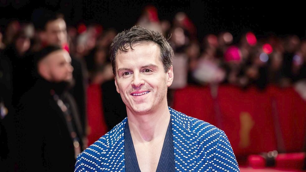 Andrew Scott spielt den Wetterfachmann James Stagg. (Archivbild) Foto: Christoph Soeder/dpa