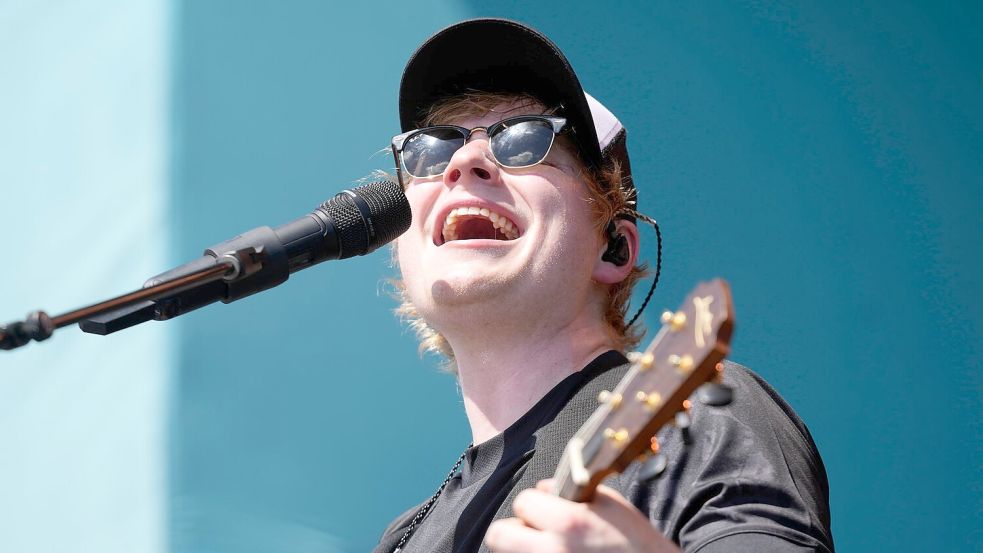 Ed Sheeran ist noch bis November in den USA unterwegs, danach sind Konzerte in Mexiko und Südamerika angesetzt. (Archivbild) Foto: Wilfredo Lee/AP/dpa