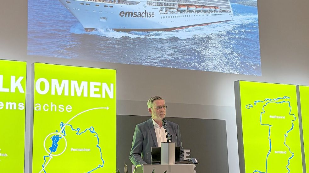 Auf sicherem Kurs sieht der Geschäftsführer der Wachstumsregion, Dr. Dirk Lüerßen, die Ems-Achse. Foto: Wachstumsregion Ems-Achse