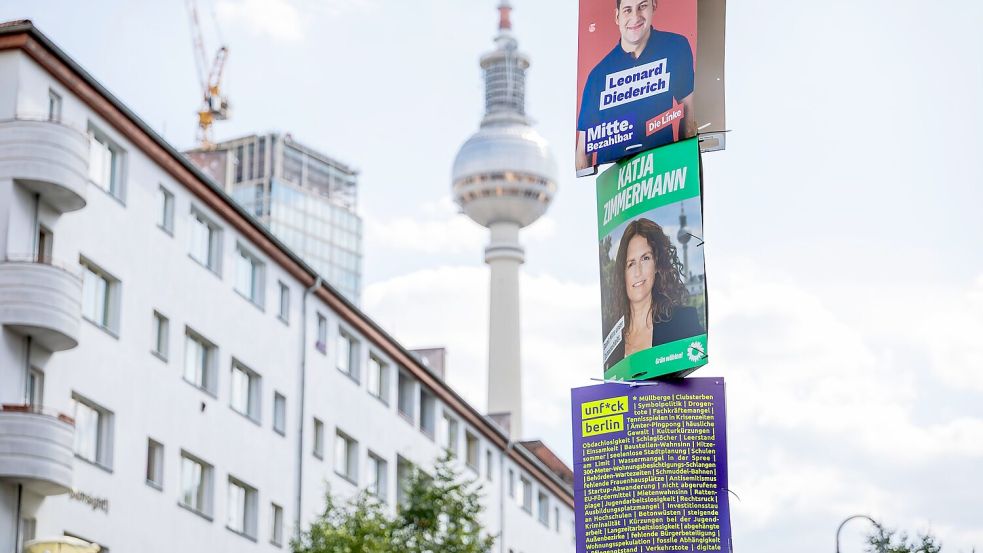 Der Wahlkampf in Berlin ist dieses Mal so spannend wie wohl noch nie. (Archivbild) Foto: Christoph Soeder/dpa