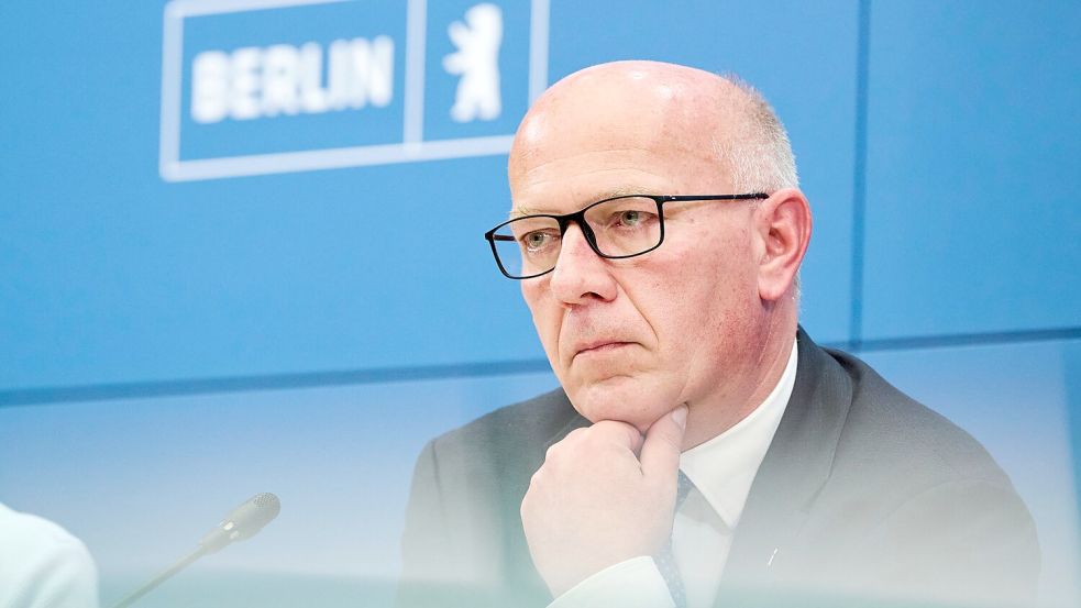 Berlins Regierender Bürgermeister Kai Wegner (CDU) tritt nicht noch einmal als Spitzenkandidat an. (Archivbild) Foto: Sebastian Christoph Gollnow
