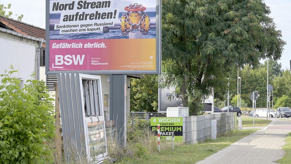 In Mecklenburg-Vorpommern ist das vom BSW geforderte Gas aus Russland so nah wie nirgendwo. Doch reicht das? Foto: Imago/Joerg Boethling