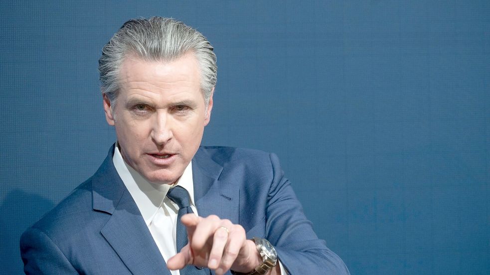 Kalifornien, wo führende KI-Labore zuhause sind, könnte unter Gouverneur Gavin Newsom eine wichtige Rolle bei der KI-Regulierung übernehmen. (Archivbild) Foto: Marijan Murat/dpa