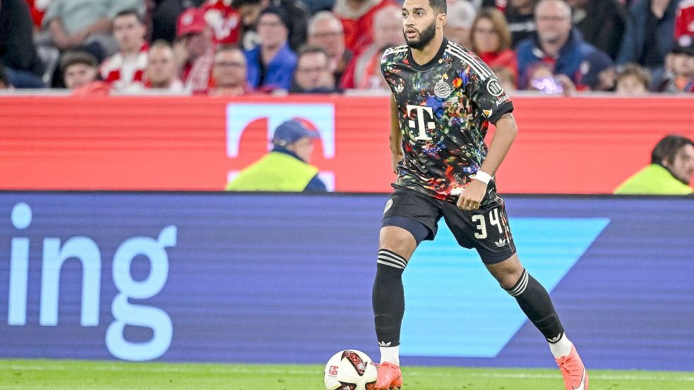Tor-Premiere im Bayern-Dress für Neuzugang Ismael Saibari.  Foto: Harry Langer/dpa