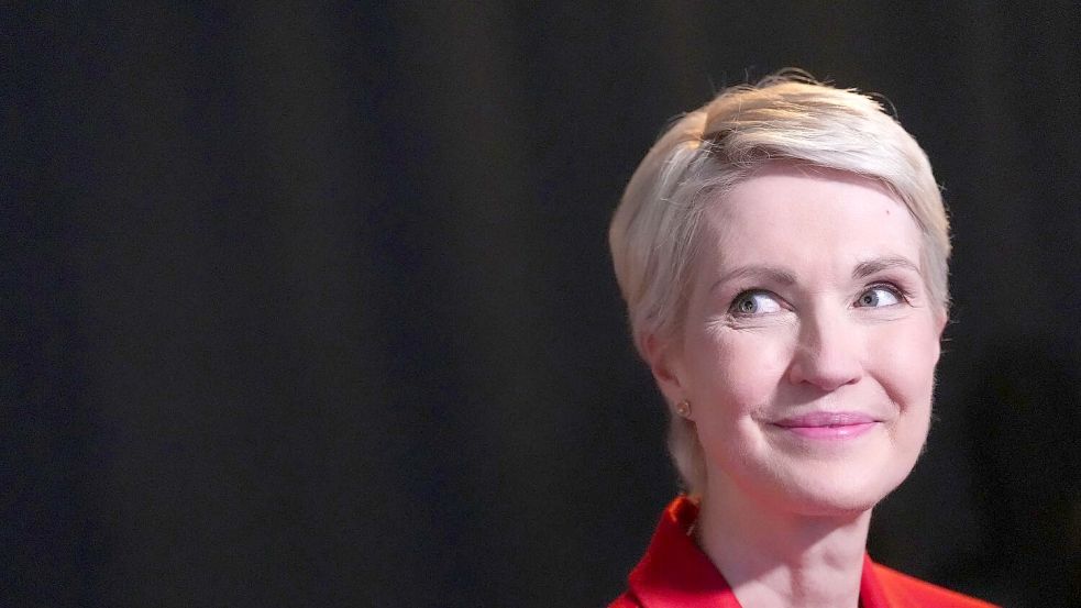 Schwesig könnte wohl weiterregieren, braucht aber zwei Partner.  Foto: Marcus Brandt/dpa Pool/dpa