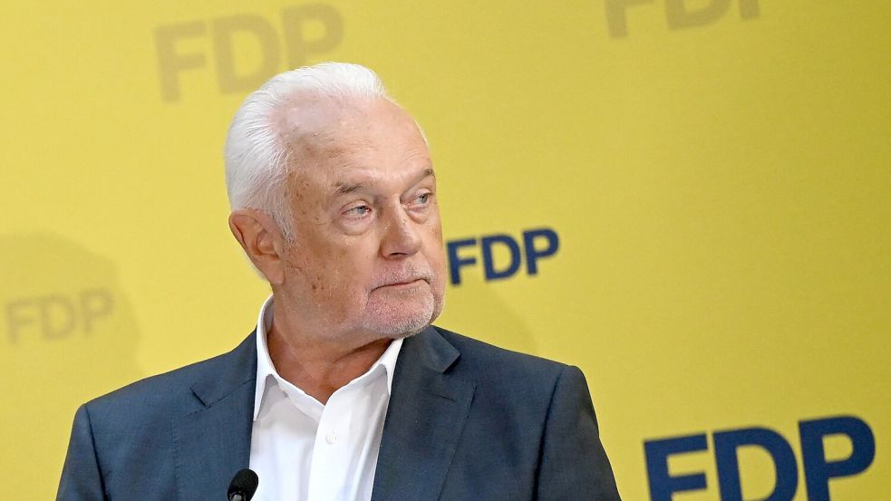 „Das Ergebnis ist niederschmetternd, aber es bringt uns nicht um“: FDP-Chef Wolfgang Kubicki. Foto: Michael Brandt