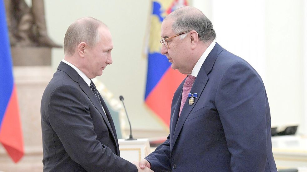 Alischer Usmanow werden besonders enge Verbindungen zum russischen Präsidenten Wladimir Putin nachgesagt (Archivbild). Foto: Aleksey Nikolskyi/Planet Pix via ZUMA Wire/dpa