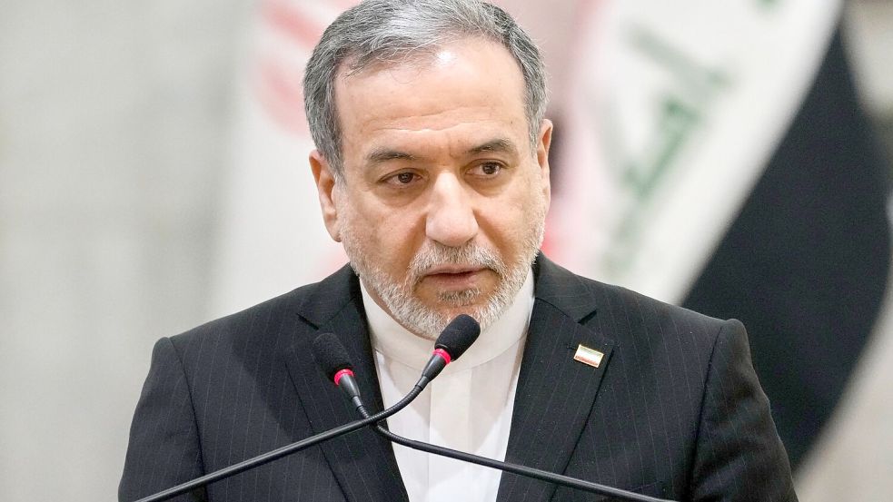 Irans Außenminister Abbas Araghtschi war an den Verhandlungen beteiligt. (Archivbild) Foto: Hadi Mizban/AP/dpa