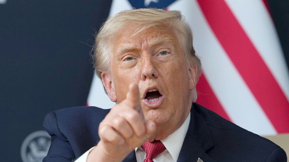US-Präsident Donald Trump hat sich erstmals persönlich mit Venezuelas amtierender Präsidentin Delcy Rodríguez getroffen. (Archivbild) Foto: Julia Demaree Nikhinson/AP/dpa