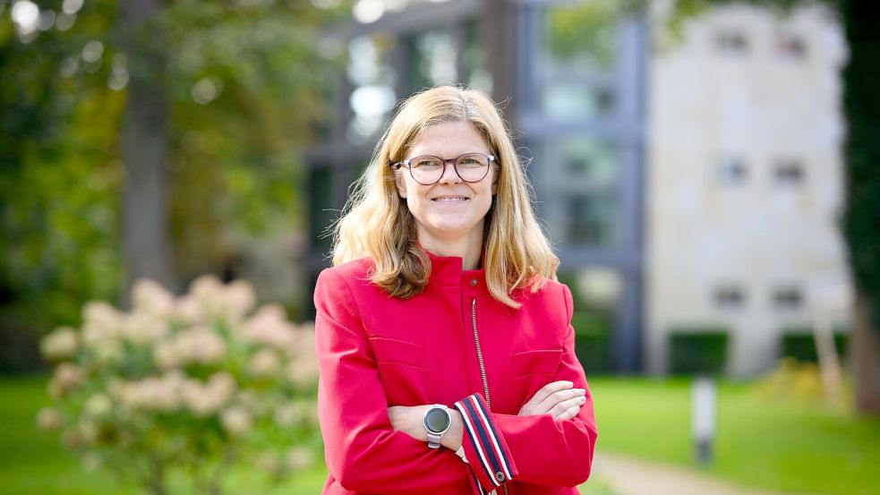 Die HPI-Chefin Daniela Gerd tom Markotten fordert die KI-Konzerne auf, ihre geschlossenen Systeme zu öffnen.  Foto: Bernd von Jutrczenka/dpa