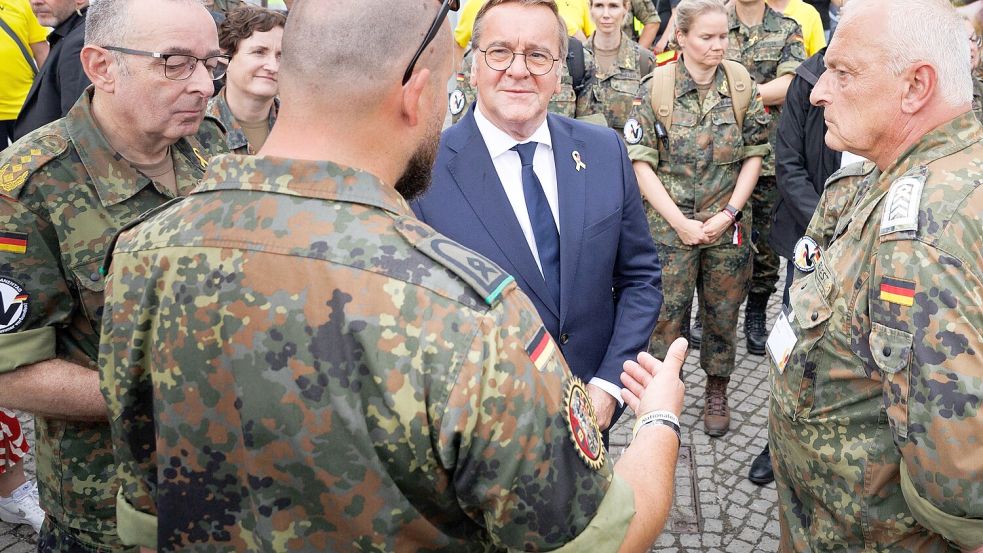 Das Bundesverteidigungsministerium gab 2025 im Ressort-Vergleich am meisten für Veranstaltungen aus. Foto: dpa/Carsten Koall