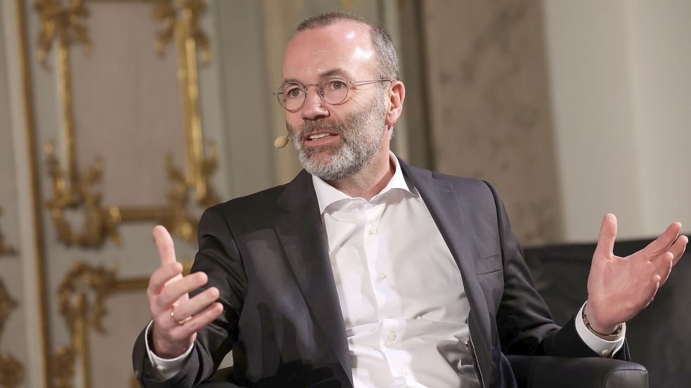 Manfred Weber hat eine klare Präferenz, was die Steinmeier-Nachfolge angeht. (Archivbild) Foto: Karl-Josef Hildenbrand/dpa