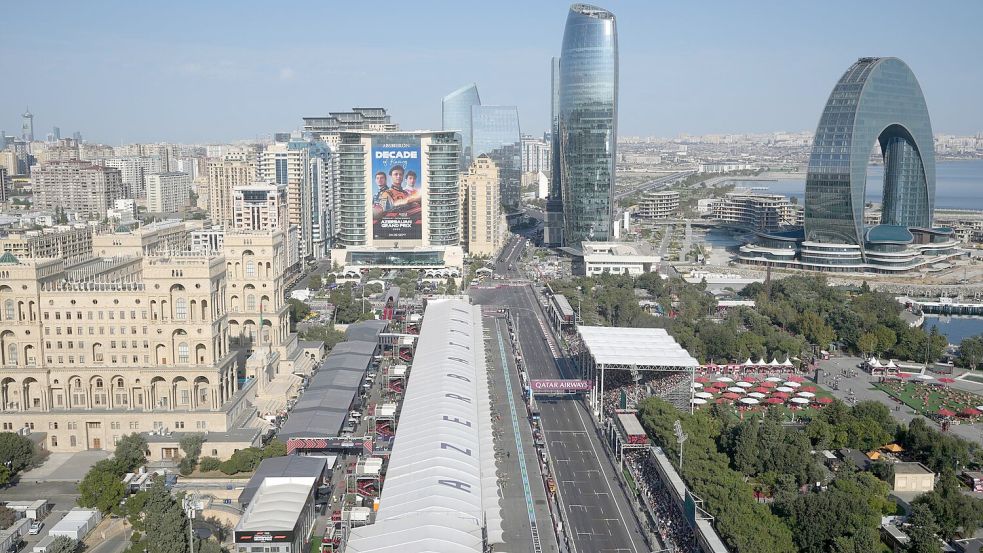 In der Schlussphase wurde es in Baku richtig spannend. Foto: Pavel Bednyakov/AP/dpa