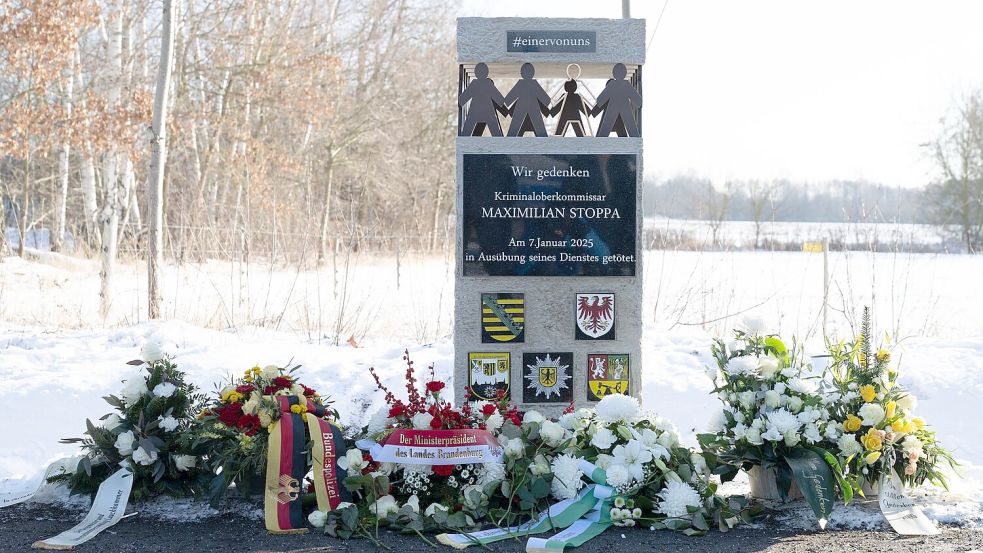 Tod eines Polizisten - mutmaßliche Drahtzieher gefasst. (Archivbild) Foto: Sebastian Kahnert/dpa