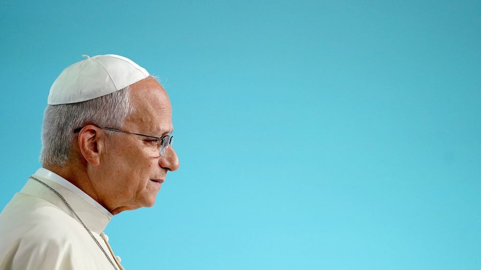 Papst Leo XIV. mahnt Europa zu einer Rückbesinnung auf Grundwerte. Foto: Aurelien Morissard/AP/dpa