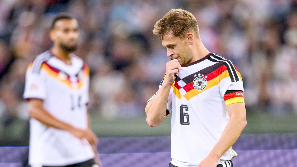 Beim Gegentor hatte Joshua Kimmich Pech.  Foto: Tom Weller/dpa
