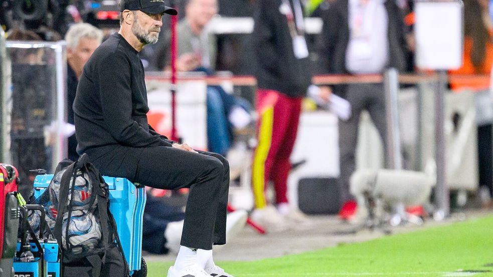 Klopp auf der Kiste: „Es gibt für mich keinen Grund, jetzt in Depression zu verfallen.“ Foto: Tom Weller/dpa