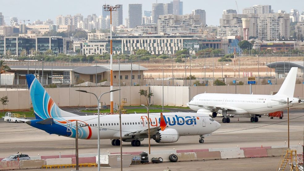 Nach einem gewaltsamen Vorfall an Bord hat die Fluggesellschaft Flydubai ihre Flüge von und nach Israel vorerst ausgesetzt.  Foto: Jamal Awad/dpa