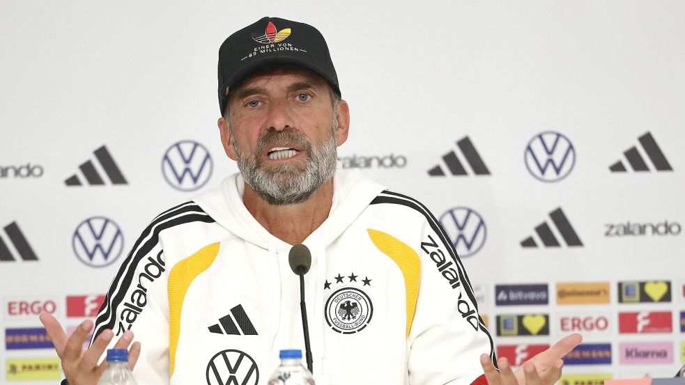 Jürgen Klopp möchte gegen Griechenland die Niederlage von Augsburg vergessen machen.  Foto: Christian Charisius/dpa
