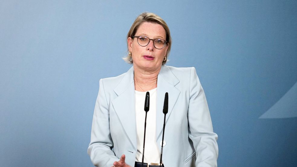 Der Schutz von Frauen vor Gewalt, auch digitaler Gewalt, ist ein Schwerpunkt der Arbeit von Bundesjustizministerin Stefanie Hubig (SPD). (Archivfoto) Foto: Sven Kaeuler/dpa